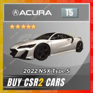Csr2 Acura Nsx Type S 2022 Gold Stars Car | Csr2 Mods