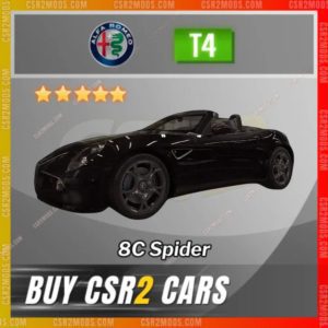 CSR2 Alfa Romeo 8C Spider Car