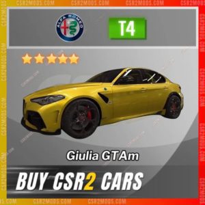 Csr2 Alfa Romeo Giulia Gtam Gold Stars Car | Csr2 Mods