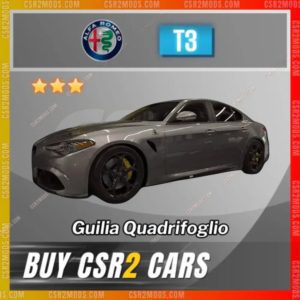 Csr2 Alfa Romeo Guilia Gold Stars Car | Csr2 Mods