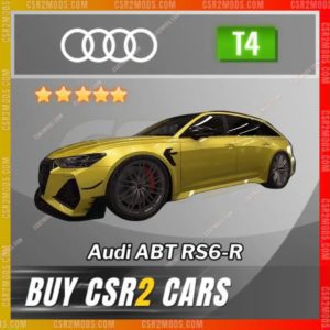 Csr2 Audi Abt Rs6 R Gold Stars Car | Csr2 Mods