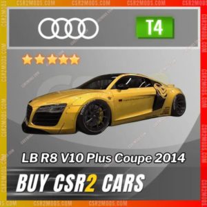 Csr2 Audi Lb R8 V10 Plus Coupe 2014 Gold Stars Car | Csr2 Mods
