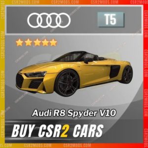 Csr2 Audi, R8 Spyder V10 Gold Stars Car | Csr2 Mods