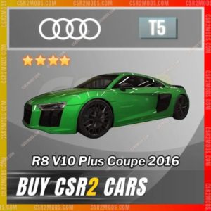 Csr2 Audi, R8 V10 Plus Coupe 2016 Gold Stars Car | Csr2 Mods