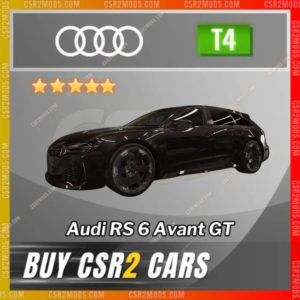 Csr2 Audi, Rs 6 Avant Gt Gold Stars Car | Csr2 Mods