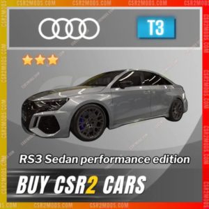 Csr2 Audi, Rs3 Sedan Performance Edition Gold Stars Car | Csr2 Mods