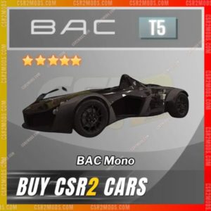 Csr2 Bac Mono Gold Stars Car | Csr2 Mods