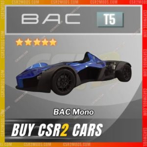 Csr2 Bac Mono Gold Stars Car | Csr2 Mods