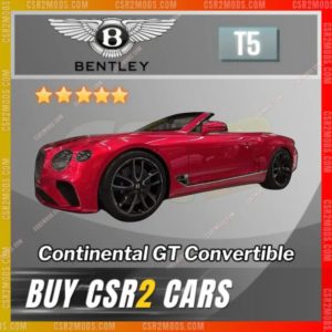 Csr2 Bentley Continental Gt Convertible Gold Stars Car | Csr2 Mods