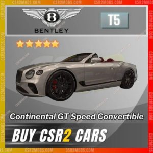 Csr2 Bentley Continental Gt Speed Convertible Gold Stars Car | Csr2 Mods