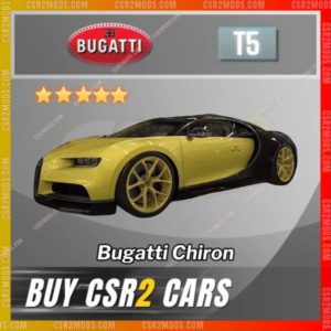 Csr2 Bugatti Chiron Gold Stars Car | Csr2 Mods