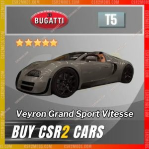 Csr2 Bugatti Veyron Grand Sport Vitesse Gold Stars Car | Csr2 Mods