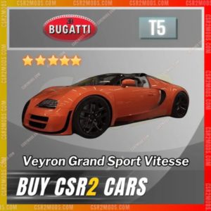 Csr2 Bugatti Veyron Grand Sport Vitesse Gold Stars Car | Csr2 Mods