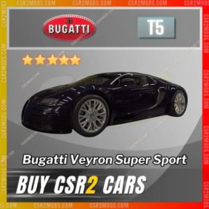 CSR2 Bugatti Veyron Super Sport Gold Stars Car | CSR2 MODS