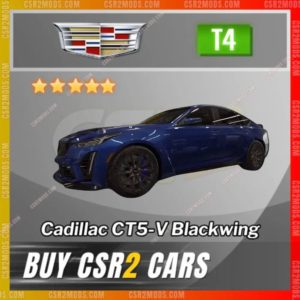 CSR2 Cadillac Ct5 V Blackwing Gold Stars Car | CSR2 MODS