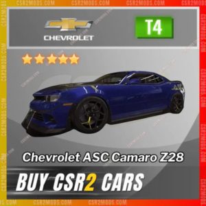 CSR2 Chevrolet Asc Camaro Z28 Gold Stars Car | CSR2 MODS