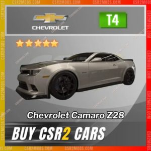 Csr2 Chevrolet Camaro Z28 Gold Stars Car | Csr2 Mods