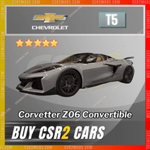 Chevrolet Corvetter Z06 Convertible Silver G ✅ Csr2 Mods Store