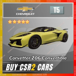 Chevrolet Corvetter Z06 Convertible Yellow G ✅ Csr2 Mods Store