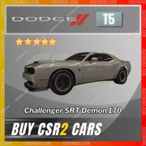 Csr2 Dodge Challenger Srt Demon 170 Gold Stars Car | Csr2 Mods