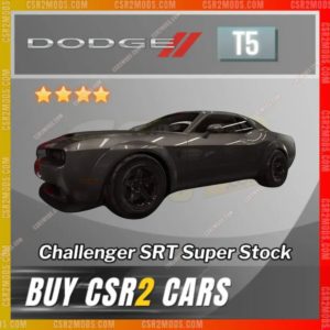 Csr2 Dodge Challenger Srt Super Stock Gold Stars Car | Csr2 Mods