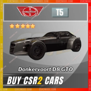 Donkervoort D8 Gto Silver G ✅ Csr2 Mods Store