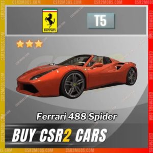 Csr2 Ferrari 488 Spider Gold Stars Car | Csr2 Mods