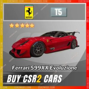 Csr2 Ferrari 599Xx Evo Gold Stars Car | Csr2 Mods
