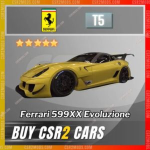 Csr2 Ferrari 599Xx Evo Gold Stars Car | Csr2 Mods