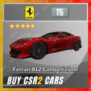 Csr2 Ferrari 812 Competizione Gold Stars Car | Csr2 Mods
