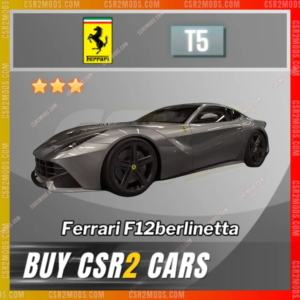 Ferrari F12Berlinetta Silver G ✅ Csr2 Mods Store