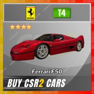 CSR2 Ferrari F50 Gold Stars Car | CSR2 MODS