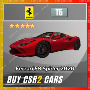 Ferrari F8 Spider 2020 Red G ✅ Csr2 Mods Store