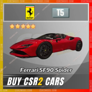 Ferrari Sf90 Spider Red G ✅ Csr2 Mods Store