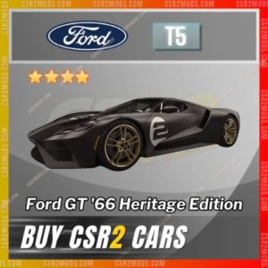 CSR2 Ford Gt 66 Heritage Edition Gold Stars Car | CSR2 MODS