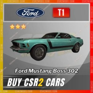 Csr2 Ford Mustang Boss 302 Gold Stars Car | Csr2 Mods