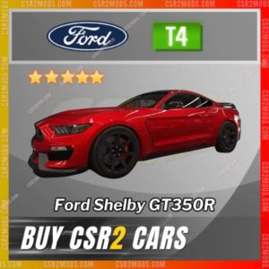 Csr2 Ford Shelby Gt350R Gold Stars Car | Csr2 Mods