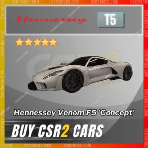Csr2 Hennessey Venom F5 Concept Gold Stars Car | Csr2 Mods
