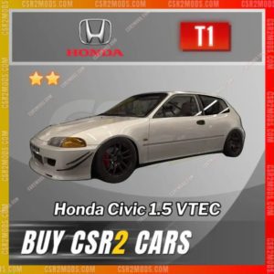 Csr2 Honda Civic 15 Vtec Gold Stars Car | Csr2 Mods