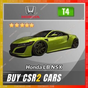 Csr2 Honda Lb Nsx Gold Stars Car | Csr2 Mods