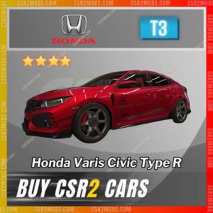 Csr2 Honda Varis Civic Type R Gold Stars Car | Csr2 Mods