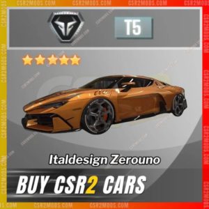 CSR2 Italdesign Zerouno Gold Stars Car | CSR2 MODS