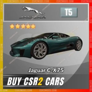 Csr2 Jaguar C X75 Gold Stars Car | Csr2 Mods