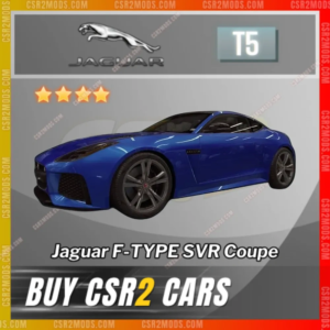 Jaguar F Type Svr Coupe Blue G ✅ Csr2 Mods Store