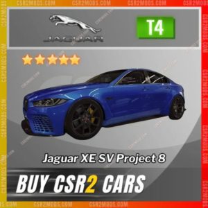 Csr2 Jaguar Xe Sv Project 8 Gold Stars Car | Csr2 Mods