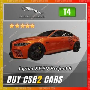 Csr2 Jaguar Xe Sv Project 8 Gold Stars Car | Csr2 Mods