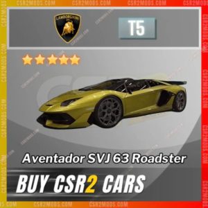 Csr2 Lamborghini Aventador Svj 63 Roadster Gold Stars Car | Csr2 Mods