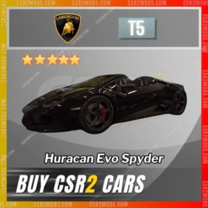 CSR2 Lamborghini Huracan Evo Spyder Gold Stars Car | CSR2 MODS