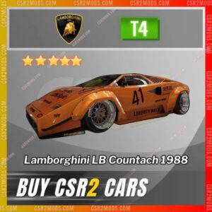 Csr2 Lamborghini Lb Countach 1988 Gold Stars Car | Csr2 Mods
