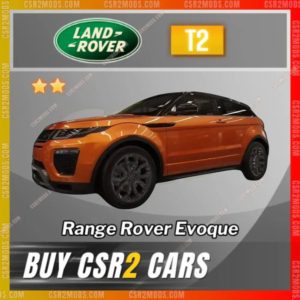 Csr2 Land Rover Range Rover Evoque Gold Stars Car | Csr2 Mods